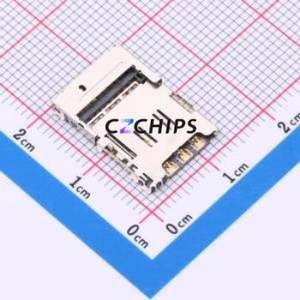 XDST-B21013-32 SIM Card Connector SMD Connector Flip Cover Type 2.1mm - Product Image 1