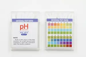 Hot Sale transparente Packung Wasser teststreifen pH-Bereich von 0-14 Hersteller preis Wasser testkit