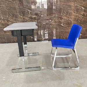 Conjunto de Muebles Escolares Modernos y Duraderos, Escritorio y Silla para Estudiantes de Secundaria, Proveedor de Muebles Escolares - Product Image 5