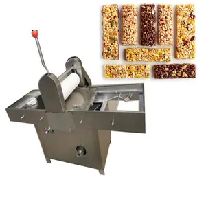 Mini máquina industrial de fabricación de barras de granola, máquina de corte a presión, fabricante de barras de cereales