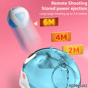 ปืนพลาสติกปลาปักเป้าของเล่นขนาดเล็กสำหรับเด็กที่มีลูกบอลเหนียว - Product Image 4