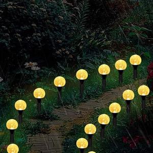 Nuevas Luces Solares de Jardín en Forma de Bola, Luces Decorativas Impermeables para Exteriores, Luces de Jardín con Estaca para Caminos y Césped - Product Image 5