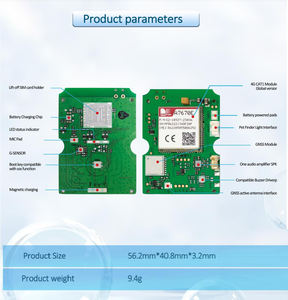 El mini chip rastreador GPS <span class=keywords><strong>más</strong></span> pequeño para gatos, resistente al agua, GLONASS, Android e IOS, compatible con aplicaciones, 1 año de garantía, seguimiento LBS - Product Image 3