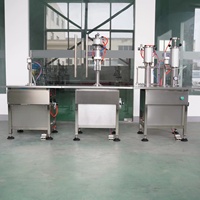 Machine de remplissage semi-automatique pneumatique de gaz GPL butane pour les aérosols et l'industrie des boissons