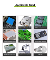 Feuille de ferrite RFID, protection contre les micro-ondes haute fréquence, matériau absorbant les ondes électromagnétiques, autocollants antimagnétiques, autocollants NFC basse fréquence