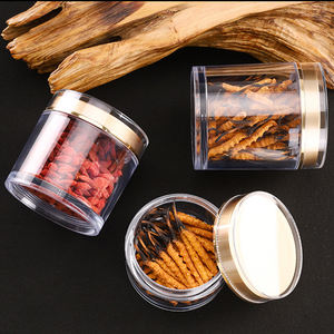 Vasetti acrilici ermetici a forma rotonda per alimenti con marmellata di alimenti - Product Image 5