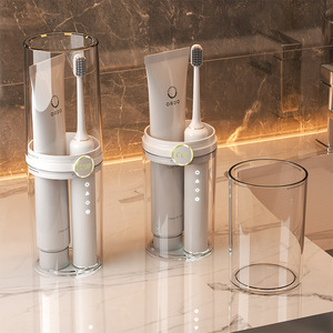 Travel <b>Toothbrush</b> And Mouthwash Cup Set Portable Storage <b>Case</b> For Oral Care - Product Image 3