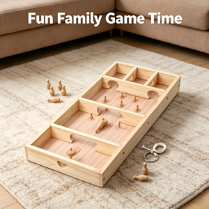 Set Classico di Trottola in Legno, Mini <span class=keywords><strong>Bowling</strong></span> e Scacchiera, Gioco <span class=keywords><strong>da</strong></span> <span class=keywords><strong>Tavolo</strong></span> Ecologico Educativo Portatile per Casa e Viaggio - Product Image 2