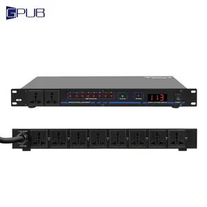 GPUB New product 10 channels performance essential audio equipment power sequence DJ controller