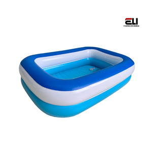 An toàn leakproof PVC <span class=keywords><strong>Inflatable</strong></span> paddling Hồ bơi cho sân sau gia đình giật gân thời gian trẻ em của Kích thước 144x102x37cm - Product Image 3