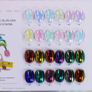 Set de 12 Colores de Polvo Brillante <span class=keywords><strong>para</strong></span> <span class=keywords><strong>Uñas</strong></span> Aurora, <span class=keywords><strong>Kit</strong></span> de Pigmentos Holográficos, Perla, Ópalo y Cromo <span class=keywords><strong>para</strong></span> Arte de <span class=keywords><strong>Uñas</strong></span>, <span class=keywords><strong>para</strong></span> Salón o Uso Personal - Product Image 3