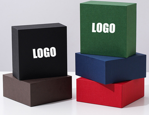 Custom Logo Two-Piece Paper Boxes Recycled <b>Material</b> Wholesale Corporate Retail Promotion <b>Packaging</b> Candle Gift Kraft - Product Image 2