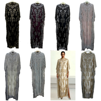 Robe Kaftan de Luxe Perlée à la Main pour Femme, Abaya de Dubaï, Robe de Soirée Longue Musulmane, Robe Formelle Modeste pour l'Aïd, Mariage, Ramadan, ODM