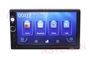 Radio de Coche Económica Modelo 7018B 2 Din, Radio de Coche HD de <span class=keywords><strong>7</strong></span> Pulgadas con Bluetooth, FM, Reproductor de Audio MP4 MP5, Autoradio Compatible con Cámara de Visión Trasera - Product Image 2