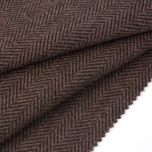 A/W tissu mini échelle à chevrons polyester <span class=keywords><strong>laine</strong></span> mélangée tricot texturé pour <span class=keywords><strong>jersey</strong></span> vêtements d'extérieur manteau blazer tissu - Product Image 4