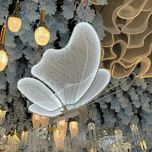 Đồ trang trí đám cưới sang trọng, cánh bướm phát sáng, đạo cụ trang trí trần sân khấu, vật trang trí treo cho không gian đám cưới - Product Image 6