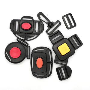 KJM изготовленный на заказ логотип Pom переработанная 3-х точечная пряжка для ремня безопасности пластиковая Центральная быстросъемная Пряжка для детской коляски - Product Image 2