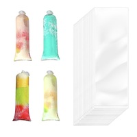 Wegwerp ijslollyvormpjes, zelfgemaakte DIY-vriesbuisjes, hersluitbare verpakkingszakjes voor fruitsap, gelei, yoghurt, drankjes en ijs.