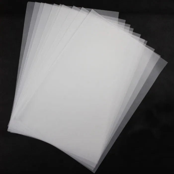 卸売A4ベラム紙210mm * 297mm半透明印刷可能紙透明スケッチ紙アートクラフトと縫製用