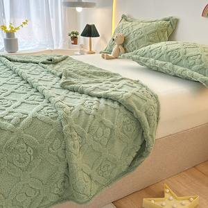 Moderno 100% poliéster Jacquard Festival patrón manta al por mayor polar acogedor ligero difuso cubierta para sofá - Product Image 6