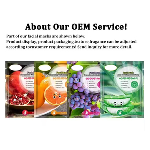 Precio al por mayor Cuidado DE LA PIEL Hoja facial Planta natural Fruta aguacate Blanqueamiento hoja hidratante belleza máscara facial - Product Image 3