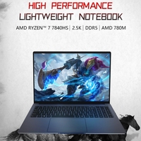 2025 16 inci AMD Ryzen R7 8845HS 5.1GHZ Notebook DDR5 16GB 32GB 64GB 8 CORE 16 Thread Computadora M2 NVME 128GB SSD Laptop