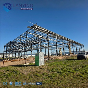 Atelier en acier pour projet <span class=keywords><strong>de</strong></span> terrain en <span class=keywords><strong>Argentine</strong></span> avec conception à grande portée et structure durable en poutres H pour la production industrielle - Product Image 1
