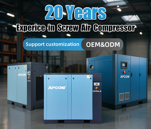 Compresseurs d'air à vis à fréquence variable certifiés UL 37/45/55/75/90/110/132/160 kW 6/7/8/10 bars, faible niveau sonore, conception refroidie par air - Product Image 5