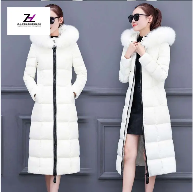 Winter Puffer Ladies Warm Hooded Cotton-padded Clothes Women Slim Long Down Winter s Women Coats Down jacket