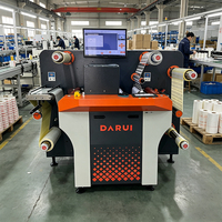Eficiente Máquina de Corte de Etiquetas Eléctrica Automática de 6 Cuchillas Rollo a Rollo 1.5KW DARUI S7-6, Plotter de Troquelado Digital Sin Troqueles