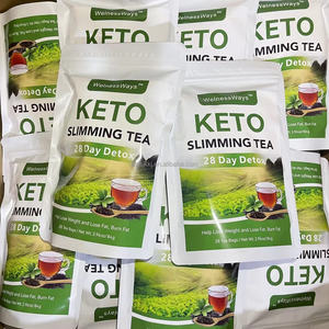 Herbal Fit Flat <span class=keywords><strong>Keto</strong></span> Diet Detox Bolsas de té Peso Delgado Quema de grasa Vientre Adelgazante Té para quemar grasa - Product Image 4