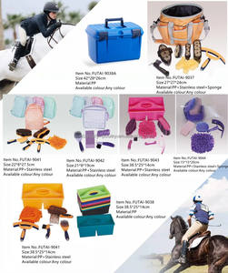 Équipement d'équitation Tête de <span class=keywords><strong>brosse</strong></span> à épousseter Outil de nettoyage de la poussière Kits de toilettage pour chevaux Accessoires équestres de nettoyage - Product Image 4