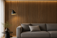 Panneaux acoustiques noirs durables, absorption acoustique, panneaux muraux décoratifs pour les designs de home cinéma haut de gamme