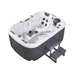 Manufacturer Acrylic Hot Tub With Whirlpool Massage Jacuzzi Swim Spa for Family Use Indoor Outdoor