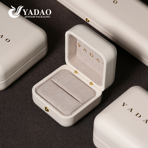 YADAO 2026 New High Quality Pu Leather Jewelry Box Rounded Corners Buttoned for <strong>Ring</strong> Necklace Bracelet Earring <strong>Storage</strong> - Product Image 3