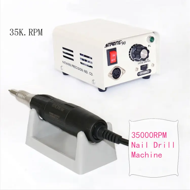 Professionele manicure boor machine 35000 rpm sterke 90 elektrische Nail Boor