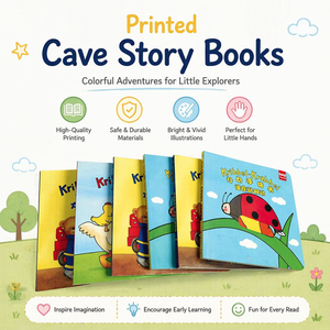Services d'impression de livres d'histoires pour enfants à bas prix, impression offset, reliure parfaite, papier couché, plastification - Couverture souple personnalisée - Product Image 1