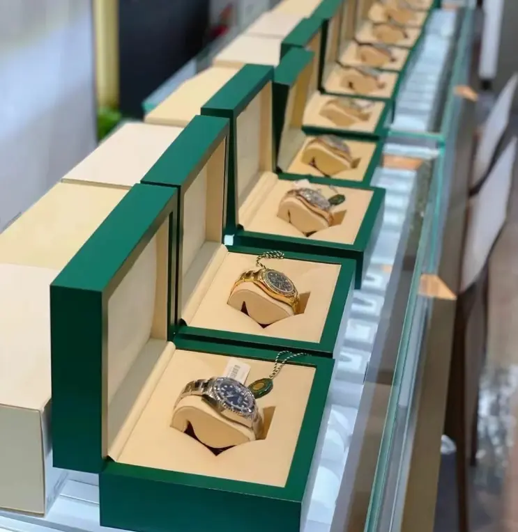 Fabrieksgroothandel Van Hoogwaardige Luxe Houten Horlogedozen En Geschenkzakken Geschikt Voor Rolexhorloges