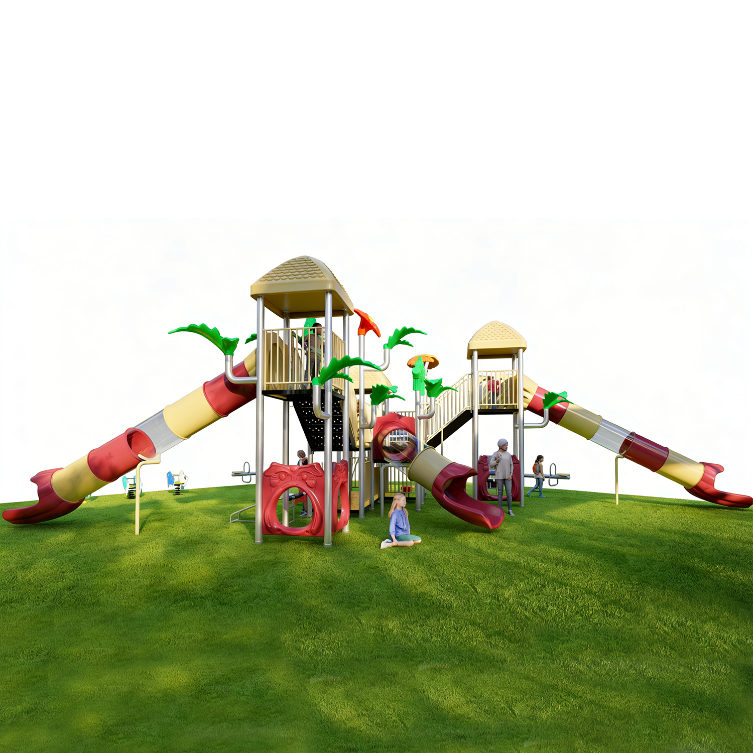 Champagne/Rouge profond