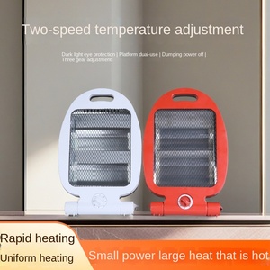 Petit poisson rouge Quartz ventilateur <span class=keywords><strong>chauffage</strong></span> bureau ménage économie d'énergie <span class=keywords><strong>chauffage</strong></span> rapide Protection contre la surchauffe affichage LED 600W - Product Image 4