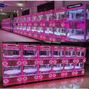 Mesin boneka Mini LED lebar 4-pemutar, mainan boneka cakar derek Mini ujung boneka untuk Jepang <span class=keywords><strong>Korea</strong></span> - Product Image 2