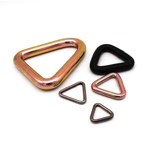 2 "3 टी गुणवत्ता सुनिश्चित त्रिकोण आकार की अंगूठी स्टेनलेस स्टील त्रिकोण रिंग pvc लेपित रिंग टाई नीचे - Product Image 4