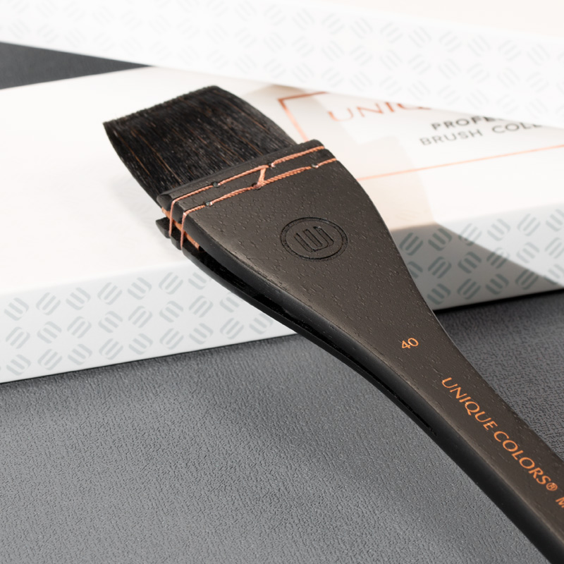 ดำ 40# แปรงทาสีศิลปะ
