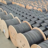 Harga Pabrik 48 96 144 Core Single Mode Outdoor Fiber Optic Drop Cable Aerial ADSS 6 8 12 24 Hilos Fig8 GYXTW Kabel Serat Optik