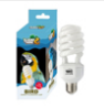 Lampe carrée en verre pour oiseaux certifiée CE 20W 2.5 UVB avec base E26/E27, écologique pour les oiseaux