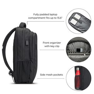 KINGSLONG KB11011 Simple Minimalism <strong>Mochilas</strong> Escolares Unisex Work Ipad Youth Uhmwpe Waterproof Zipper Closure <strong>Tech</strong> Backpack - Product Image 5