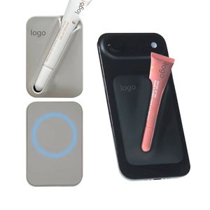 Custodia Trendy Snapon per Telefono con Porta Carte in Silicone Effetto Radium Intagliato, Cover Universale per Rossetto, Prezzo Basso - Product Image 2