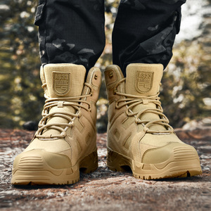 El Último Estilo de Moda Europeo-Americano de Botas de Cuero Amarillo Está Hecho de Tela de Cuero Genuino, Botines - Product Image 3