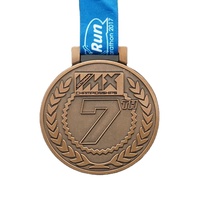 Médaille en métal émaillé personnalisée en alliage de zinc Zamac pour la course, souvenir promotionnel du fabricant 2026, récompense sportive