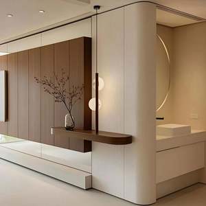 ตู้เก็บของไม้สไตล์จีนระดับไฮเอนด์แบบสั่งทำพิเศษ ใช้ในตู้ห้องนั่งเล่นแบบสั่งทำ - Product Image 3